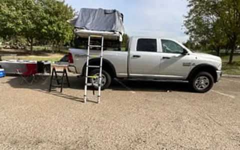 2018 Ram 2500 with 2024 Rough Country Roof Tent