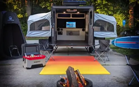 Easy Towing Trailer - Big Space In A Small Package
