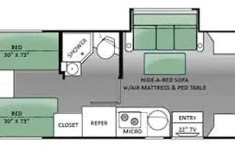2015 Thor Four Winds Siesta 24SR Mercedes Benz