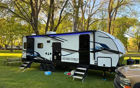 Arika’s travel trailer
