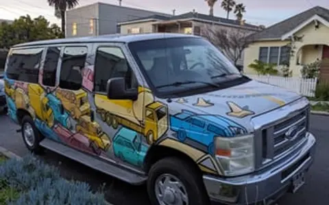 Gridlock, the Painted Camper Van