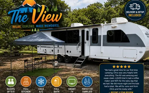 THE VIEW - a family-friendly trailer (even for toddlers) with panoramic windows