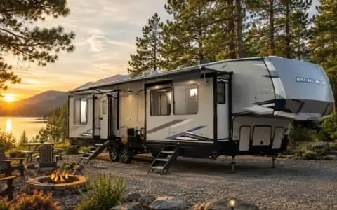 Luxury Family Bunkhouse Fifth Wheel – Sleeps 8 | King Bed | Loft |