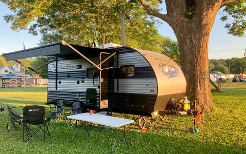 Kristine's Forest River Wolf Pup Travel Trailer