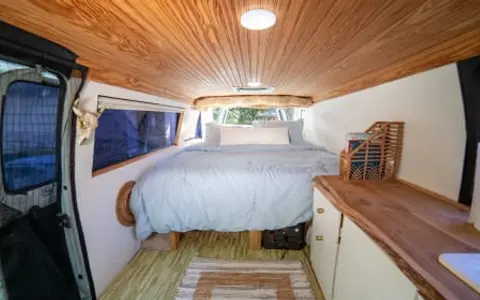 An Affordable Converted Camper Van w/ Queen Sized Mattress
