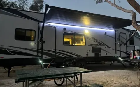 Luxury Toy Hauler • Sleeps 8 • Patio • Generator • Family Adventure