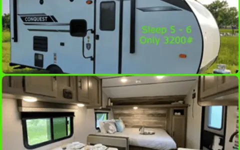 Easy to use, light weight camper cleaned and ready