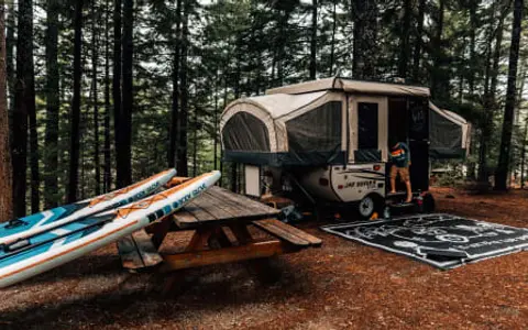 The Joyful Jay!  A 2015 Jayco Camper with SUP and Kayak Add-ons!