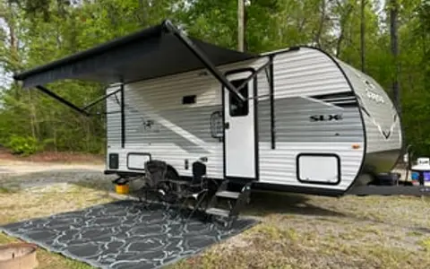 Cute little Murphy bed and bunk house