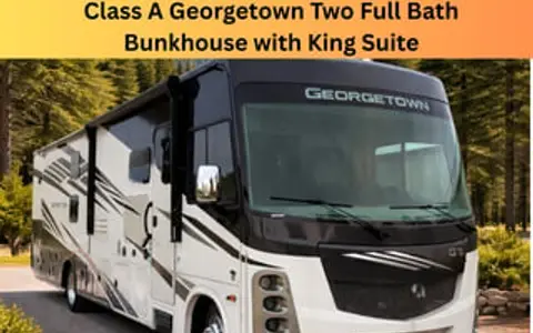 Georgetown Bunkhouse Two Full Bath and King Bed