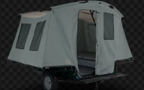 Tent trailer with 4-Wheeler
