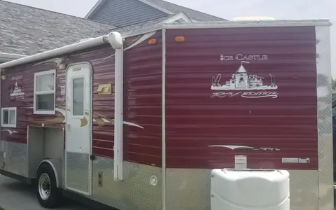 Lake Reno's Ice Castle Fish Houses 17ft RV edition Travel Trailer