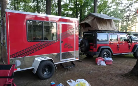 "Mobile Man Cave" :: Toy Hauler / Camper Trailer - 2018