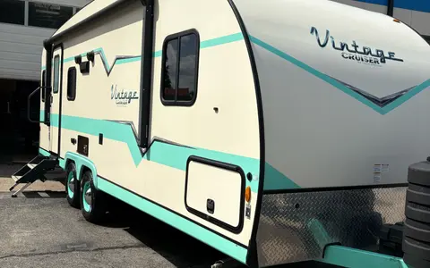 Austin's Gulf Stream Vintage cruiser Travel Trailer