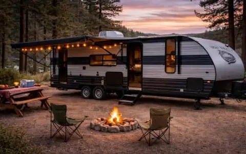 2023 Grey Wolf Sleeps 8 With Bunk Beds & Solar!