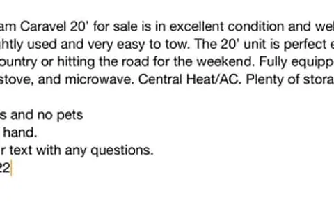Airstream 20’ Caravel