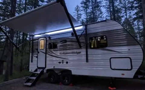 Cozy Couples Camper near Glacier - Pet Friendly!