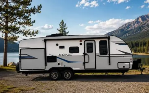 Journey; your stylish; lightweight; adventure-ready travel trailer.