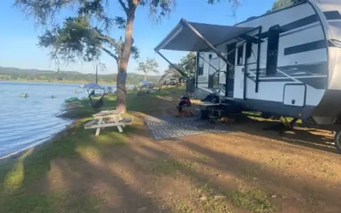 Toy hauler with a free kayak and a stand-up paddleboard!