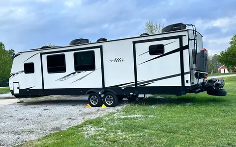 Party trailer on wheels