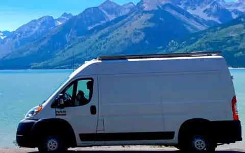 Farley | Cozy Dodge Ram Camper for 2 — Solar, Toilet, Roof Deck!