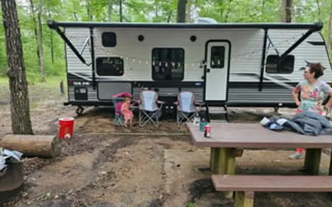 Adventure awaits at the forest or lake!