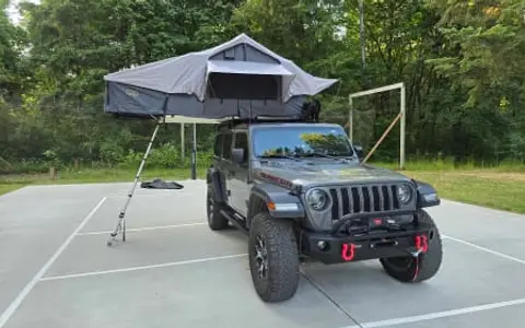 Adventure-Ready Jeep Wrangler | Rooftop Tent + Gear Included