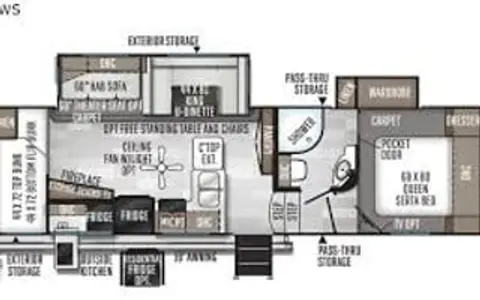 2021 forest river rv rockwood ultra lite 2781ws
