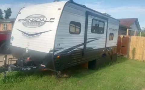J Man's Solar Travel trailer