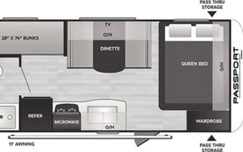 2024 Keystone RV Passport Mini 170BH