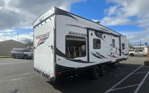 2018 forest river toy hauler