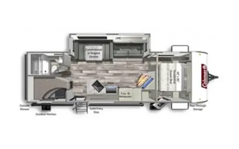 2022 RV Coleman Light 2755BH- The Happy Camper