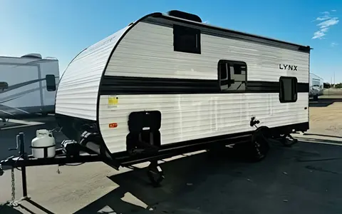 Plush Modern well optioned travel trailer