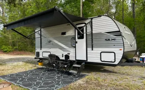 Cute little Murphy bed and bunk