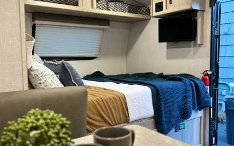 Modern, Light, and Spacious: 2021 Geo Pro Travel Trailer with Slide & Bunks