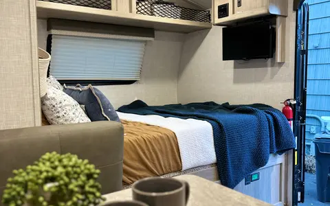 Modern, Light, and Spacious: 2021 Geo Pro Travel Trailer with Slide & Bunks