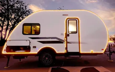 Purple Peaks Camper