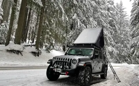 Fully Outfitted 4x4 Jeep Camper | Rooftop Tent & Camp Kitchen | Metal JL