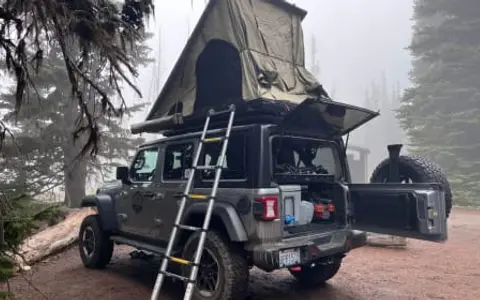 Fully Outfitted 4x4 Jeep Camper | Rooftop Tent & Camp Kitchen | Metal JL