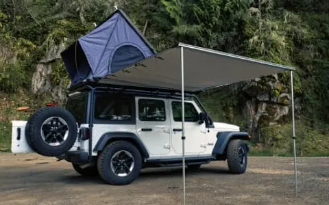 Fully Outfitted 4x4 Jeep Camper | Rooftop Tent & Camp Kitchen | Cloud