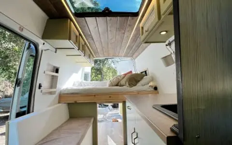 Newly built Mercedes Sprinter van (Betsy Bee)