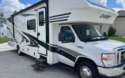 Moose, a 2018 Jayco Envoy