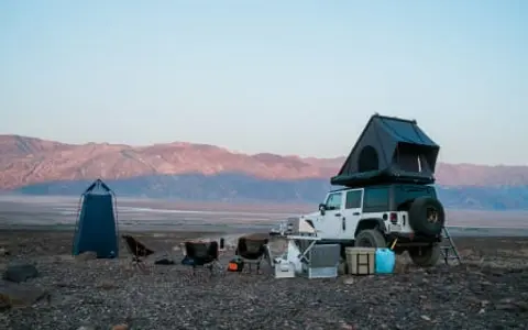4x4 Jeep Rubicon Camper on 37s | Roof Top Tent & fully rigged!