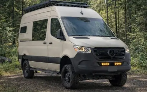 Luxury 2024 AWD Sprinter Camper Van, Sleeps 3 w/ Indoor Shower