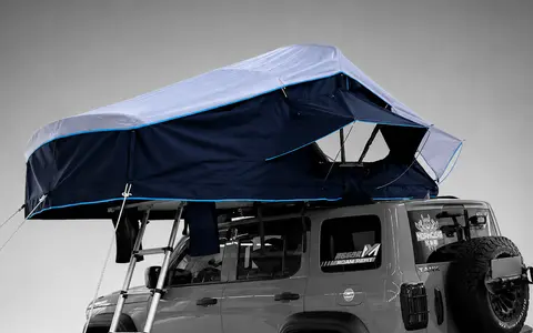 Universal Rooftop Tent w annex Rental fits Most SUVs, Trucks & Vans