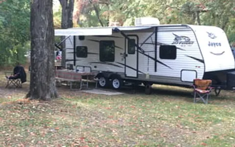 “Wanderhaven” is our 2018 Jayco 26’ Bunk House